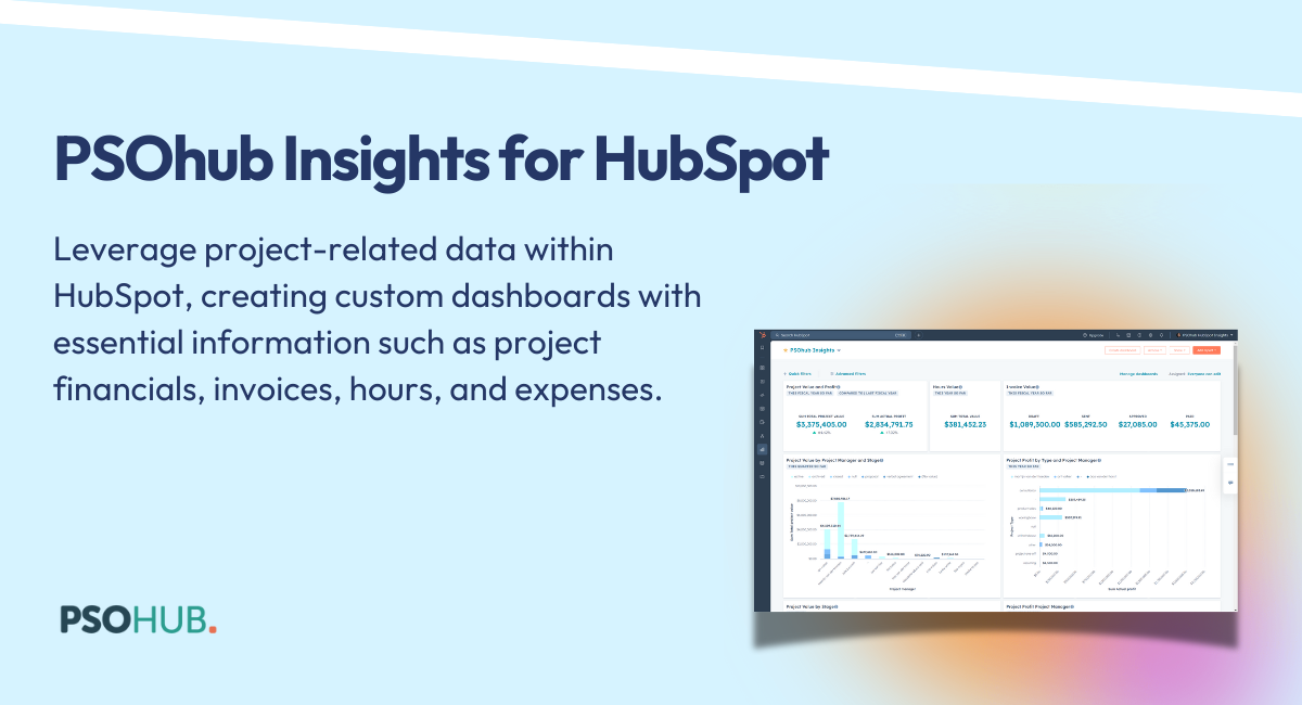 PSOhub Insights for HubSPot